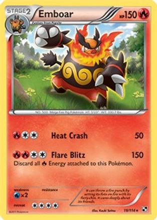 [PKM] Emboar (19/114) (Theme Deck Exclusive) [Black & White: Base Set]