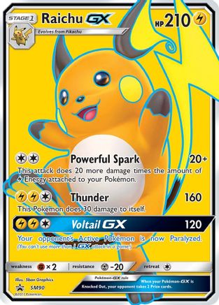 [PKM] Raichu GX (SM90) [Sun & Moon: Black Star Promos]