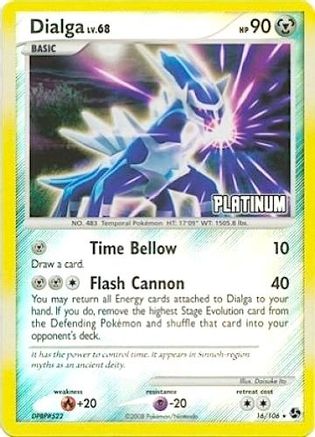 [PKM] Dialga (16/106) [Burger King Promos: 2009 Collection]