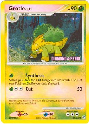 [PKM-R] Grotle (49/130) [Burger King Promos: 2008 Collection]