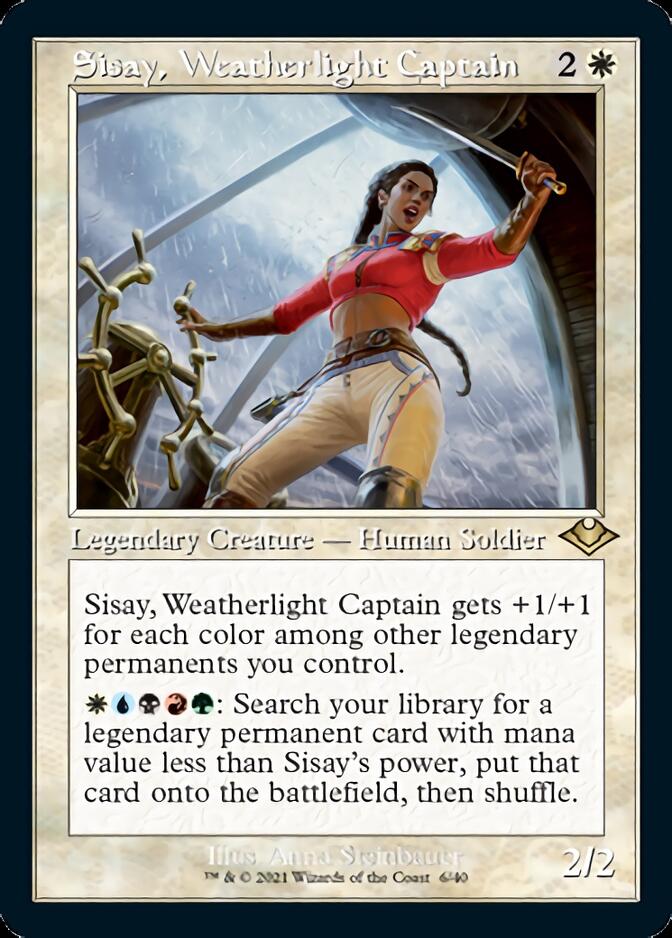 {R} Sisay, Weatherlight Captain (Retro Foil Etched) [Modern Horizons 2][RF ET MH1 006]