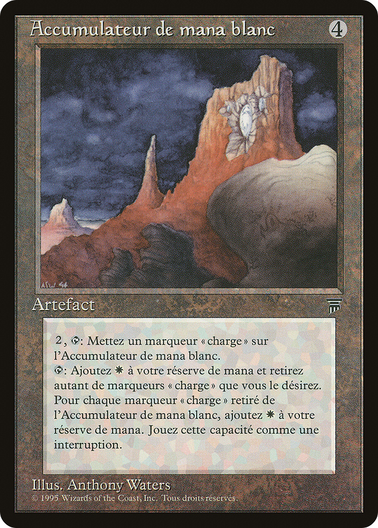 {C} White Mana Battery (French) - "Accumulateur de mana blanc" [Renaissance][REN 168]