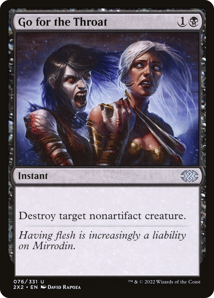{C} Go for the Throat [Double Masters 2022][2X2 076]