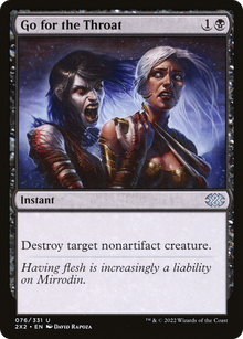 {C} Go for the Throat [Double Masters 2022][2X2 076]