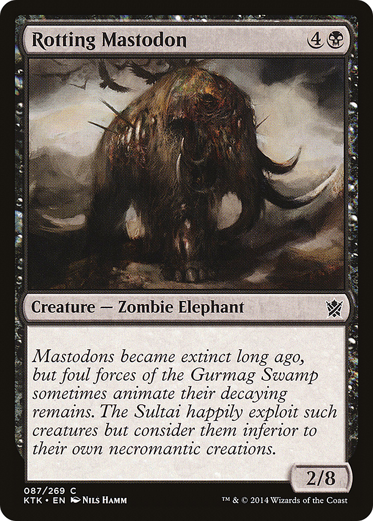 {C} Rotting Mastodon [Khans of Tarkir][KTK 087]