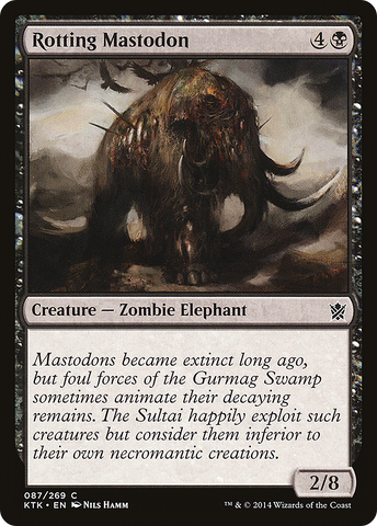 {C} Rotting Mastodon [Khans of Tarkir][KTK 087]