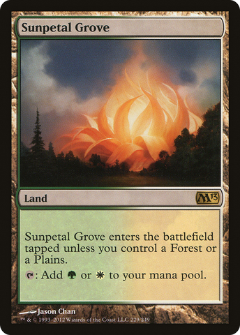 {R} Sunpetal Grove [Magic 2013][M13 229]