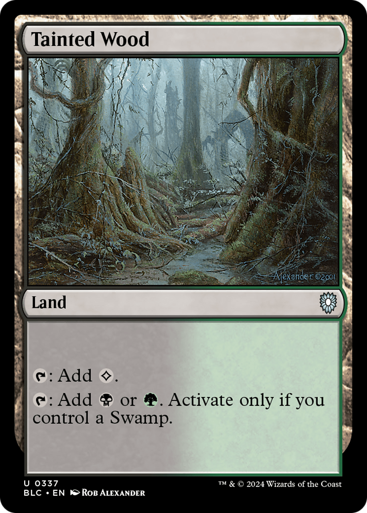 {C} Tainted Wood [Bloomburrow Commander][BLC 337]