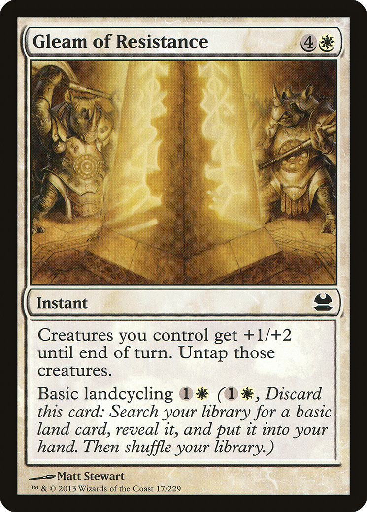 {C} Gleam of Resistance [Modern Masters][MMA 017]