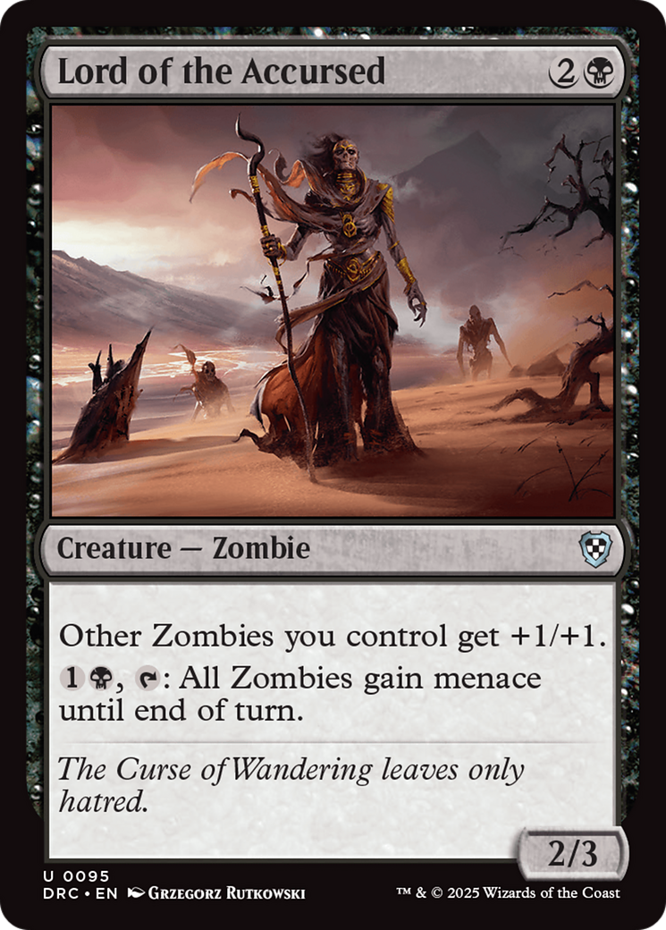{C} Lord of the Accursed [Aetherdrift Commander][DRC 095]