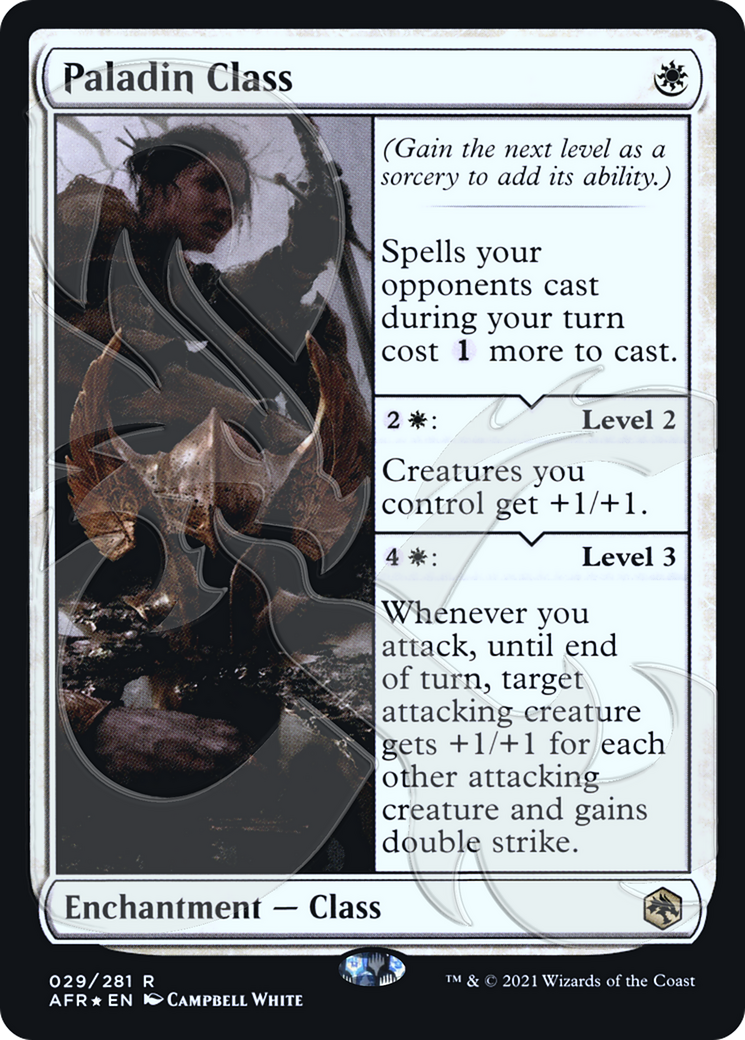 {R} Paladin Class (Ampersand Promo) [Dungeons & Dragons: Adventures in the Forgotten Realms Promos][AMP AFR 029]