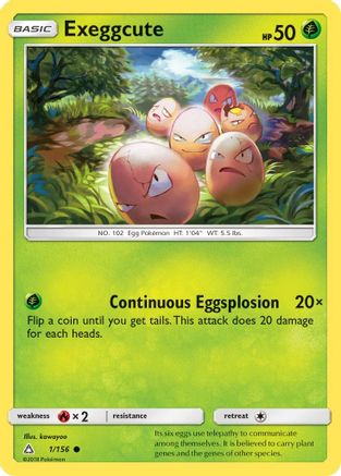 [PKM-C] Exeggcute (1/156) [Sun & Moon: Ultra Prism]