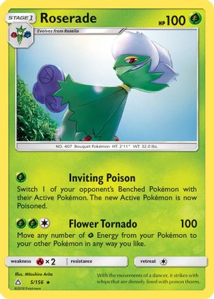 [PKM-R] Roserade (5/156) [Sun & Moon: Ultra Prism]