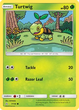 [PKM-C] Turtwig (7/156) [Sun & Moon: Ultra Prism]