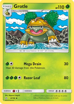 [PKM] Grotle (8/156) [Sun & Moon: Ultra Prism]