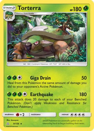[PKM] Torterra (9/156) [Sun & Moon: Ultra Prism]