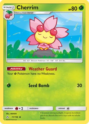 [PKM] Cherrim (11/156) [Sun & Moon: Ultra Prism]