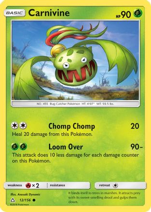 [PKM] Carnivine (12/156) [Sun & Moon: Ultra Prism]