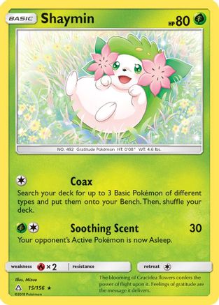 [PKM] Shaymin (15/156) [Sun & Moon: Ultra Prism]