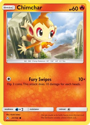 [PKM-C] Chimchar (21/156) [Sun & Moon: Ultra Prism]