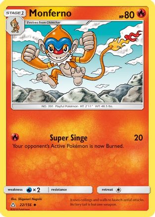 [PKM] Monferno (22/156) [Sun & Moon: Ultra Prism]