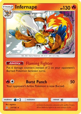 [PKM] Infernape (23/156) [Sun & Moon: Ultra Prism]