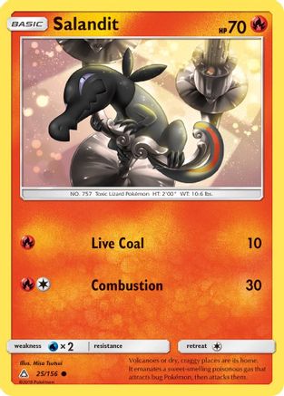 [PKM] Salandit (25/156) [Sun & Moon: Ultra Prism]
