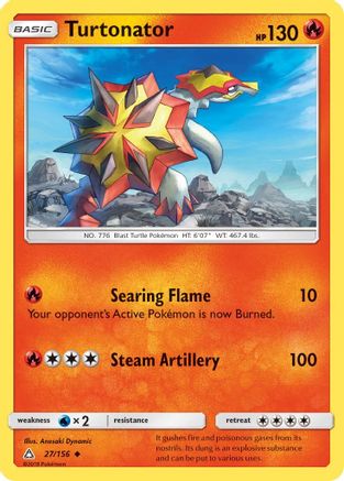 [PKM] Turtonator (27/156) [Sun & Moon: Ultra Prism]
