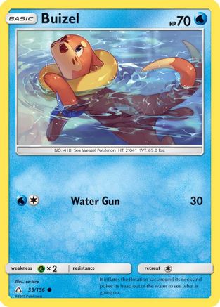 [PKM] Buizel (35/156) [Sun & Moon: Ultra Prism]
