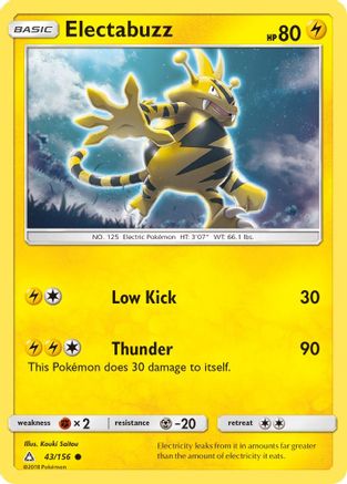 [PKM-C] Electabuzz (43/156) [Sun & Moon: Ultra Prism]