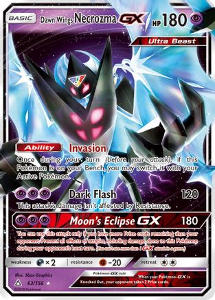[PKM] Dawn Wings Necrozma GX (63/156) [Sun & Moon: Ultra Prism]