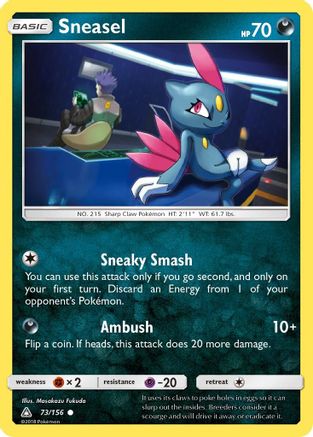[PKM] Sneasel (73/156) [Sun & Moon: Ultra Prism]