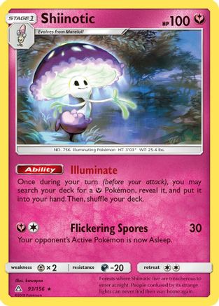 [PKM] Shiinotic (93/156) [Sun & Moon: Ultra Prism]