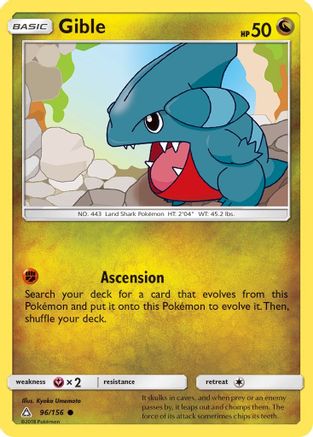 [PKM] Gible (96/156) [Sun & Moon: Ultra Prism]