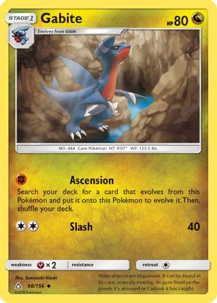 [PKM] Gabite (98/156) [Sun & Moon: Ultra Prism]