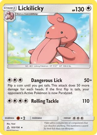 [PKM-R] Lickilicky (103/156) [Sun & Moon: Ultra Prism]