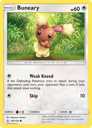 [PKM] Buneary (106/156) [Sun & Moon: Ultra Prism]