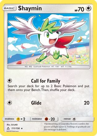[PKM] Shaymin (111/156) [Sun & Moon: Ultra Prism]