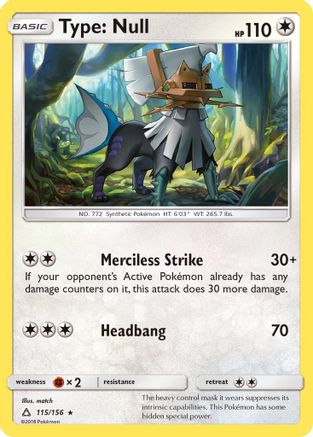 [PKM] Type: Null (115/156) [Sun & Moon: Ultra Prism]