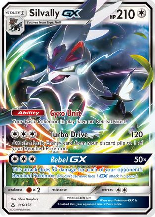 [PKM] Silvally GX (116/156) [Sun & Moon: Ultra Prism]