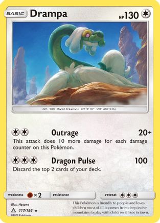 [PKM] Drampa (117/156) [Sun & Moon: Ultra Prism]