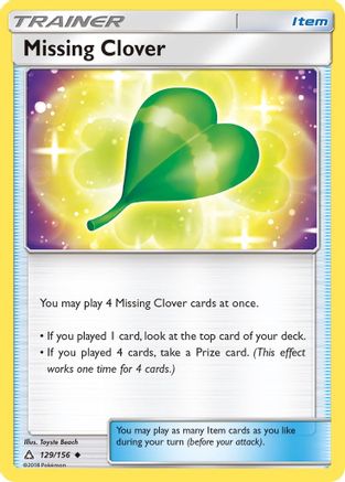 [TR] Missing Clover (129/156) [Sun & Moon: Ultra Prism]