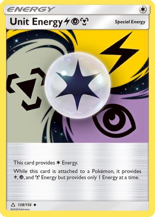 [PKM] Unit Energy (138/156) (Lightning, Psychic, Metal) [Sun & Moon: Ultra Prism]