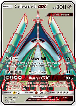 [PKM] Celesteela GX (144/156) [Sun & Moon: Ultra Prism]
