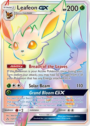 [PKM] Leafeon GX (157/156) [Sun & Moon: Ultra Prism]