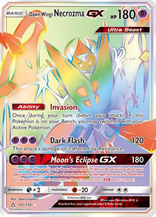[PKM-R] Dawn Wings Necrozma GX (161/156) [Sun & Moon: Ultra Prism]