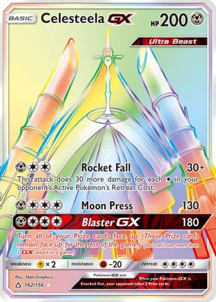 [PKM] Celesteela GX (162/156) [Sun & Moon: Ultra Prism]