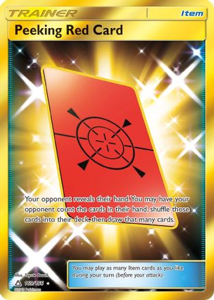 [PKM] Peeking Red Card (169/156) [Sun & Moon: Ultra Prism]