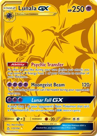 [PKM] Lunala GX (172/156) [Sun & Moon: Ultra Prism]