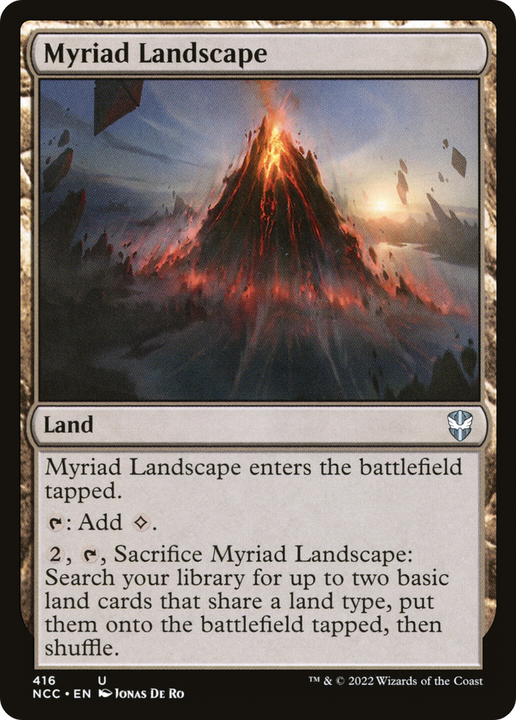 {C} Myriad Landscape [Streets of New Capenna Commander][NCC 416]